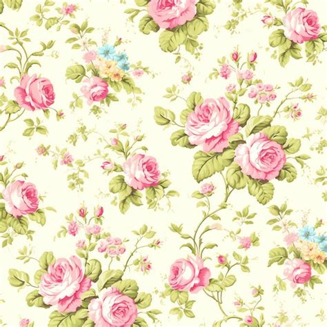 Cottagecore Floral Old Paper Vintage Digital Paper Premium AI