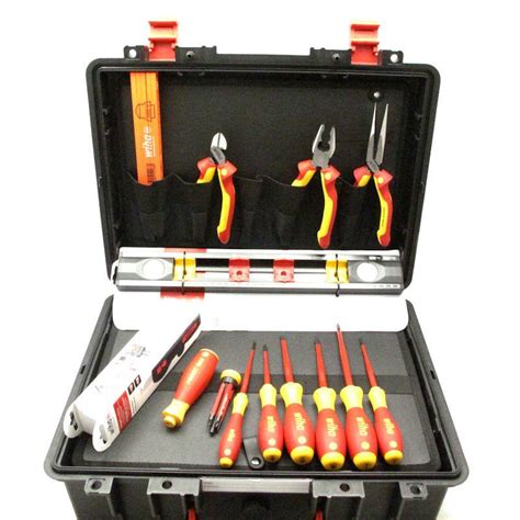 Wiha 45530 Werkzeugkoffer Basic Set L Electric 18teilig