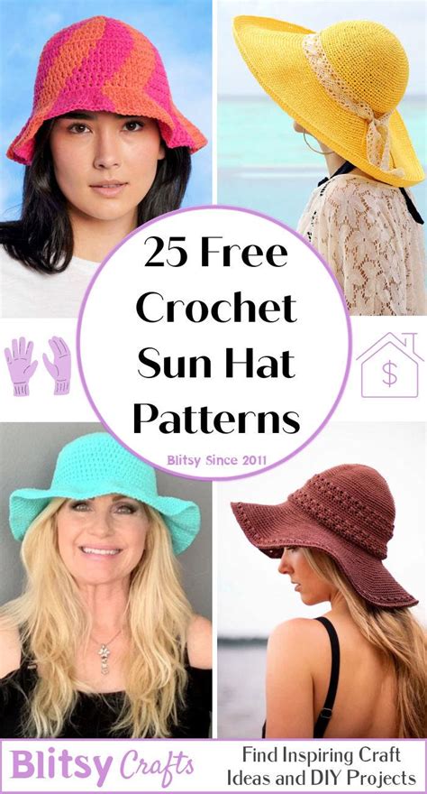 25 Free Crochet Sun Hat Patterns Summer Hat Pattern