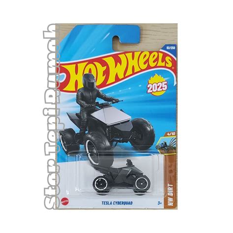 Hot Wheels Tesla Cyberquad Hw Dirt Shopee Malaysia
