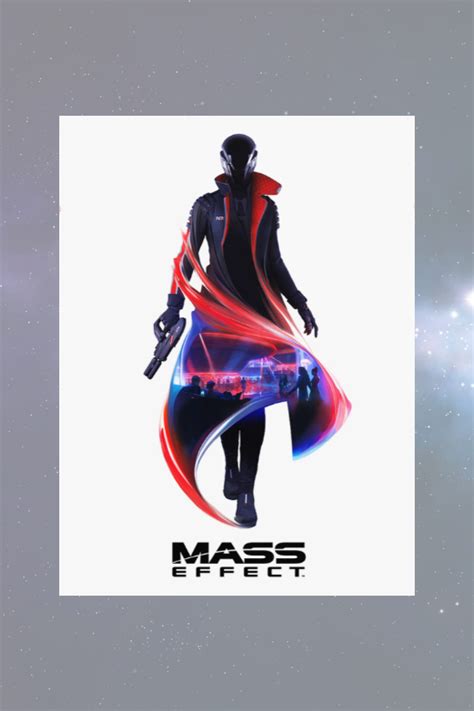 Mass Effect N7 Giorno 2023 Litografia Official Bioware Gear Store