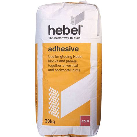 Hebel Thin Bed Adhesive 20kg Sa Building Supplies