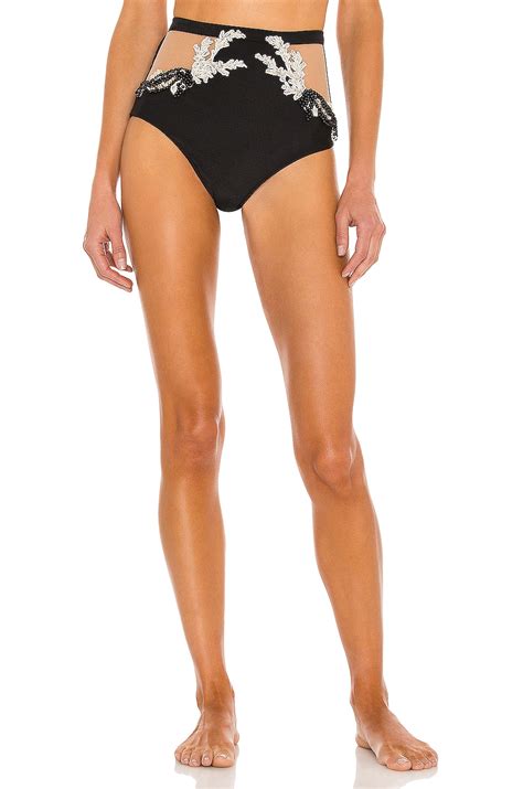 Patbo Embellished Bikini Bottom In Black Revolve