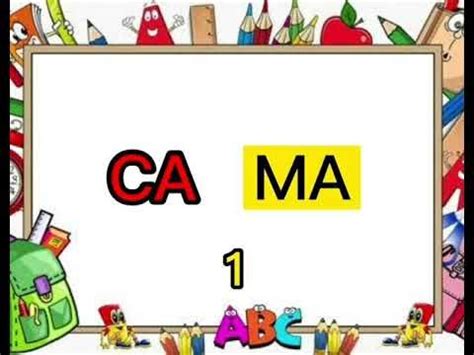Palavras Que Terminam Com Ma - Formação de Palavras com Sílaba Final 'MA'