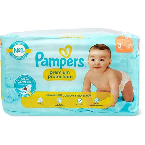 Pampers Premium Protection · Diapers · Size 3 6 10kg • Migros