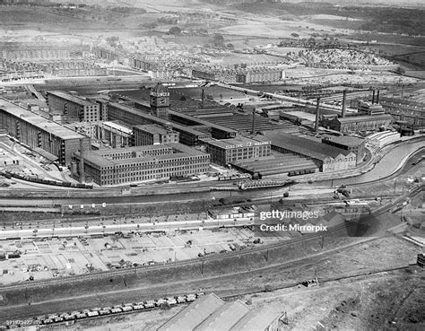 Aerial View Showing The Singer Manufacturing Company Sewing Machine