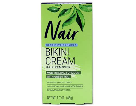 Nair Hair Remover Bikini Cream With Green Tea Sensitive Formula Oz Pack Of Walmart