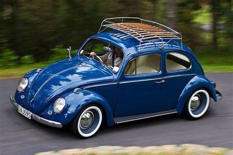 Dark Blue VW Classic Beetle Vw Classic Volkswagen Beetle Volkswagen