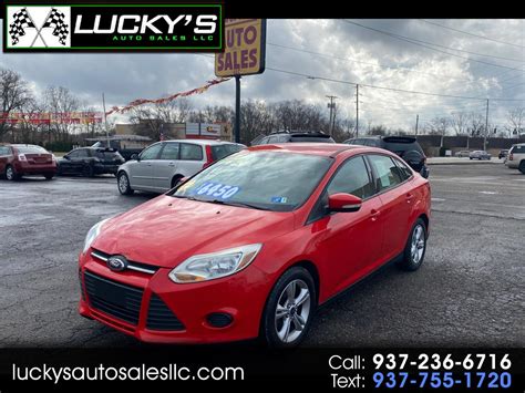 Used 2013 Ford Focus Se Sedan For Sale In Huber Heights Oh 45424 Lucky S Auto Sales Llc