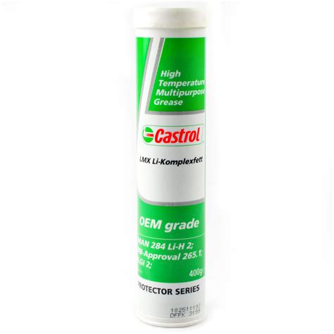 3x 400g CASTROL Fett LMX Li-Komplexfett Hochdruckfett Langzeitfett für ...
