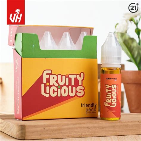 Jual Fruitylicious Friendly Pack Ml Saltnic Edition Di Lapak Vapehitz