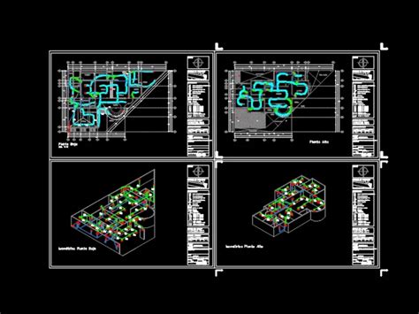 Electrical Plan of Residence in DWG (280.92 KB) | CAD library