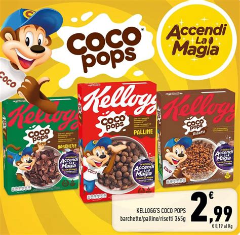 Kellogg S Coco Pops Barchette Palline Risetti G Offerta Di Conad