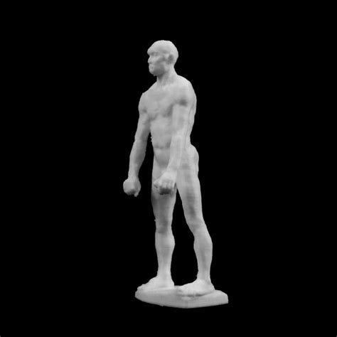3D Printable Jean d Aire Nude Study at The Musée Rodin Paris by Musée