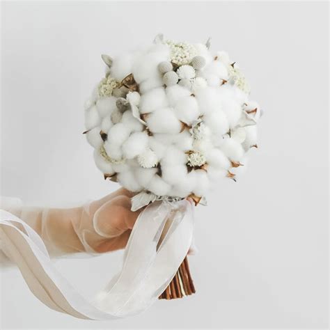 Все букеты > Свадебный букет из хлопка COTTON купить в интернет ...