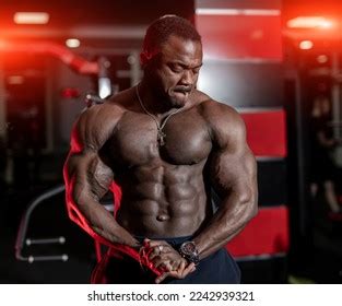 Sexy Naked Handsome Man Muscles Athletic Stock Photo 2242939321 Shutterstock