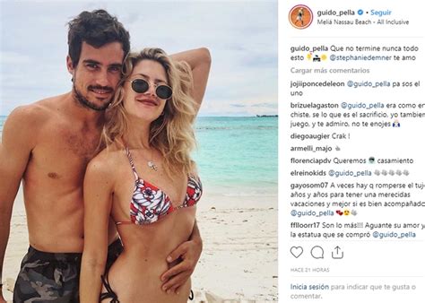 Bikini Playa Y Mucho Amor Las Apasionadas Vacaciones De Guido Pella Y