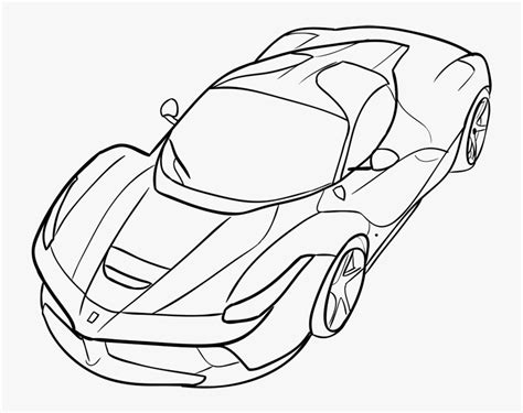 Easily How To Draw Ferrari Car Hd Png Download Kindpng