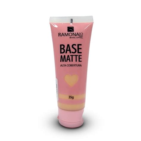 Base Matte Ramona Cosméticos Nº1 Nude 35g nova embalagem bisnaga Shopee Brasil