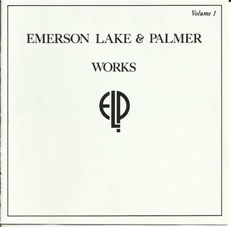 Emerson Lake And Palmer Works Volume 1 Cd Discogs