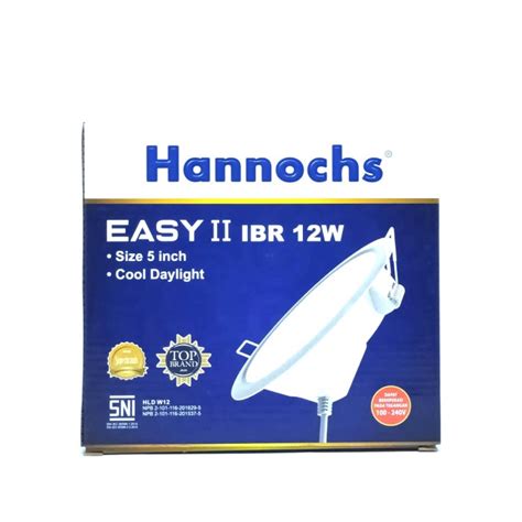 Jual Downlight Panel Led Hannochs Easy Ii W W Watt Ibr Inch