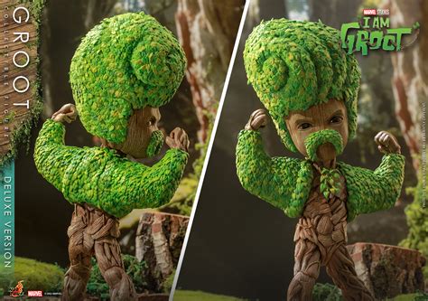 Hot Toys Lan A Baby Groot De Cm Dos Curtas Eu Sou Groot Universo Marvel