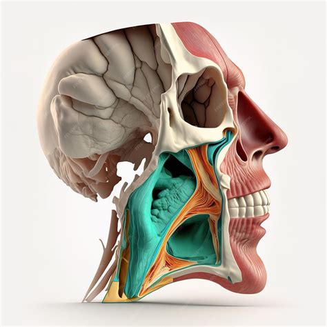 Premium Photo Detailed Illustration Of Human Nasal Cavity On White