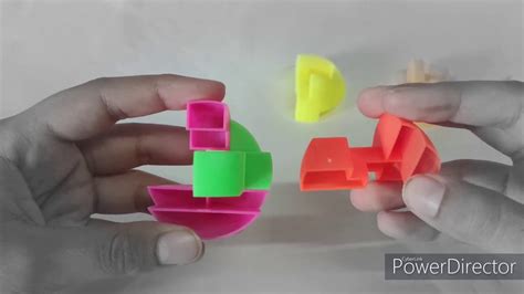 6 piece puzzle ball - YouTube