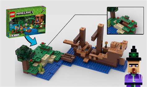 LEGO MOC Minecraft Shipwreck Treasurehunt by sebbl | Rebrickable - Build with LEGO