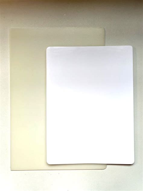 White Plastic Board Hobbies And Toys Stationery And Craft Other