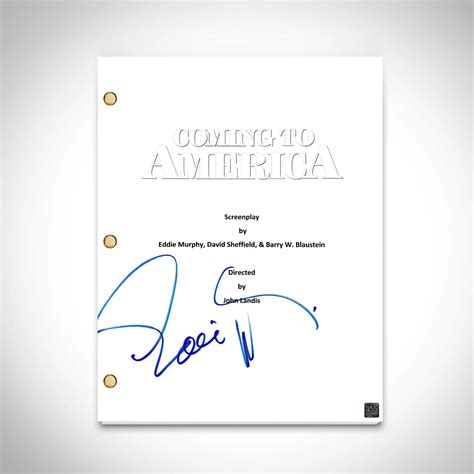 Coming To America Script Limited Signature Edition | RARE-T