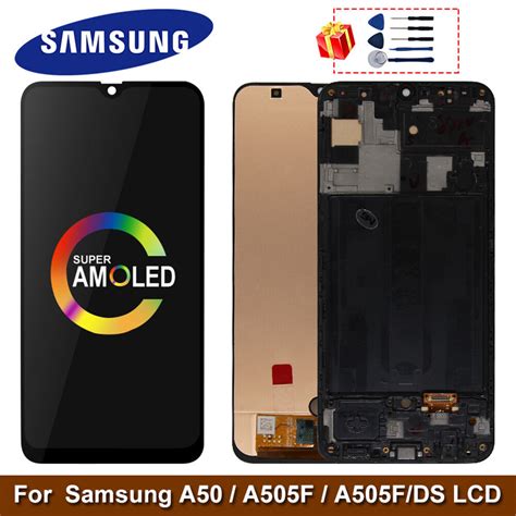 IPARTSEXPERT Super AMOLED Original LCD For Samsung Galaxy A50 LCD ...