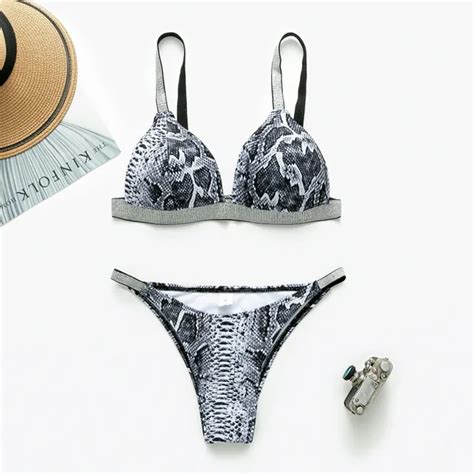 Bikinx Neon Green Micro Bikini Bathing Suit Sexy Push Up Swimsuit Female Bathers Triangle