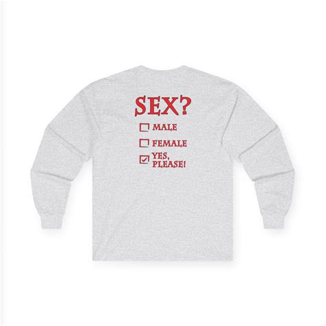Sex Yes Please Long Sleeve Tee Walmart