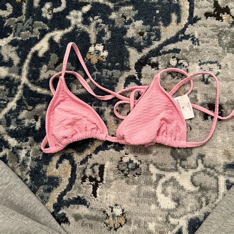 Stoney Clover Bikini Top Ties Around Neck And Upper Depop