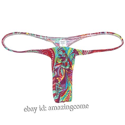 Men S Posing Micro Bikini Thong Underwear Slim Cut Swim G String Hipster Tangas EBay