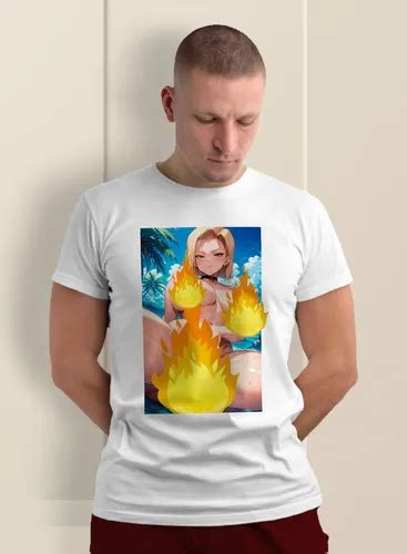 Playera Ha Hentai Ahegao Androide 18 P42 Meses sin interés