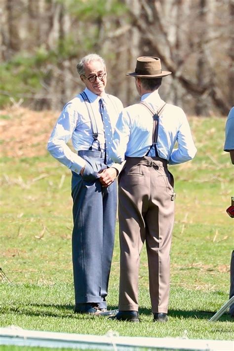 Robert Downey Jr Looks Unrecognizable With Full Head Of White Hair