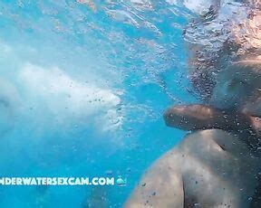 Hot Couple Plays Underwater