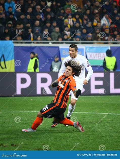 Uefa Champions League Game Shakhtar Vs Real Madrid Editorial Photo