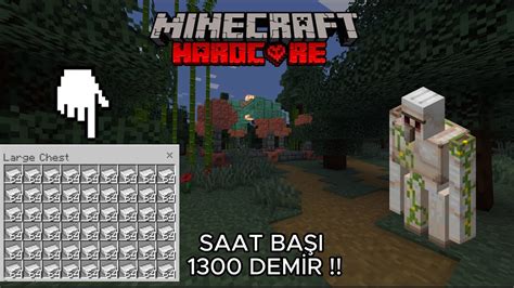 Minecraft Hardcore 1 21 BEKLENEN DEMİR FARMI GELDİ 10 YouTube