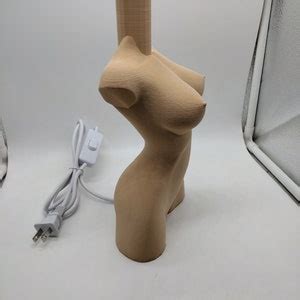 NTNL 3d Printed Nude Torso Lamp Nightlight Etsy