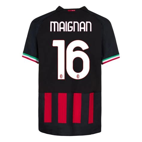 Maglia Ac Milan Uomo Kit Gara Home Maglietta Italia