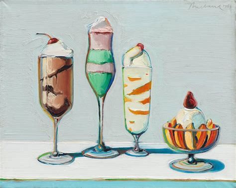 Wayne Thiebauds Sweet Paintings And Sharon Cores Take On Them Wayne