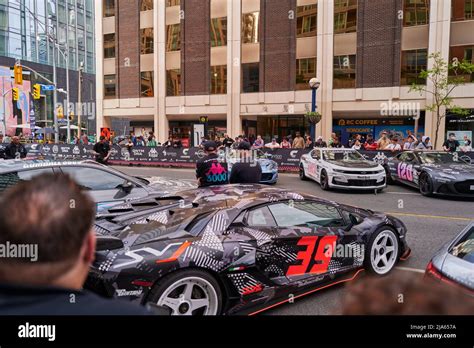 Gumball 3000 Car Rally Toronto Stock Photo Alamy