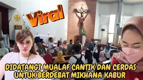 VIRAL MIKHANA MENANGIS DAN KABUR SAAT DITANTANG DEBAT OLEH SEORANG