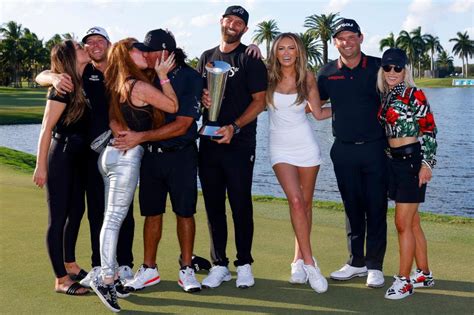 Paulina Gretzky Kisses Dustin Johnson After Liv Golf Win In Miami