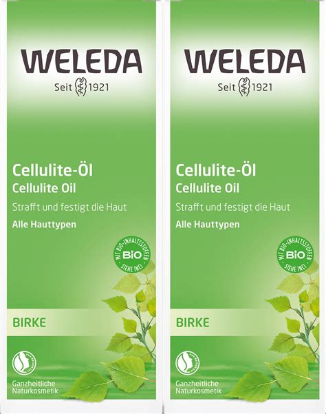 Набор Weleda березовое масло Weleda от целюлита 2 х 100 мл ...