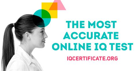 Iq Certificate The Most Accurate Online Iq Test