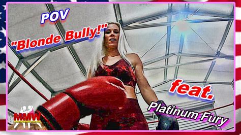 POV Blonde Bully Modest Moms Wrestling